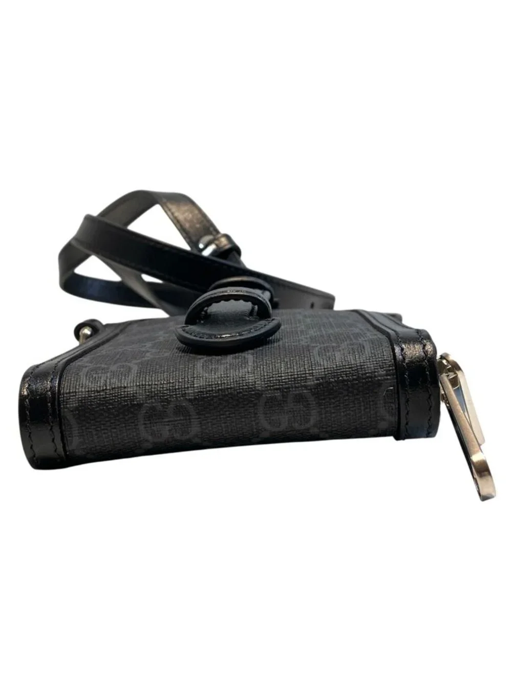 Gucci GG Supreme Shoulder Bag Canvas Leather